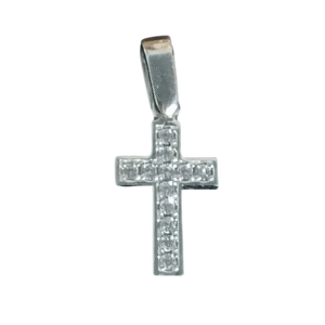Rippiristi Valkokultaa Zirkoniat 14mm x 8,5mm