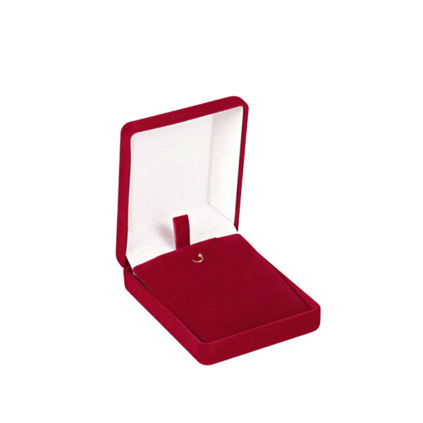 Korurasia koruille – punainen sametti 7,5 × 6 × 3 cm - Image 3