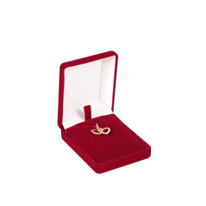 Korurasia koruille – punainen sametti 7,5 × 6 × 3 cm